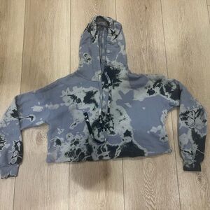 Nordstrom cropped tie dye sweatshirt